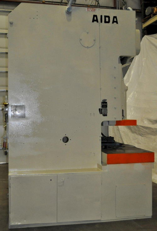 176 Ton AIDA Gap Frame Press, 5.1 Str, 12.7 SH, 3.9 Adj, 93.3 x 29.9 Bed