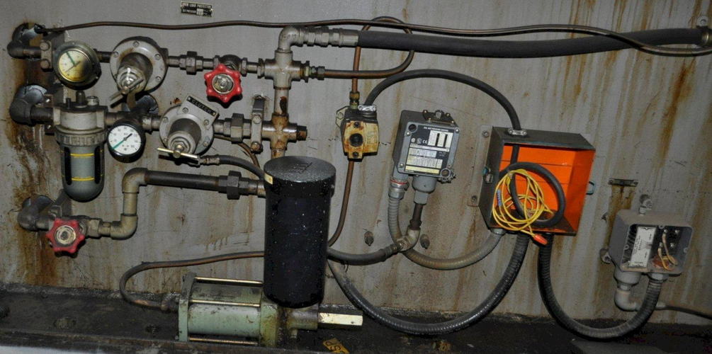 176 Ton AIDA Gap Frame Press, 5.1 Str, 12.7 SH, 3.9 Adj, 93.3 x 29.9 Bed