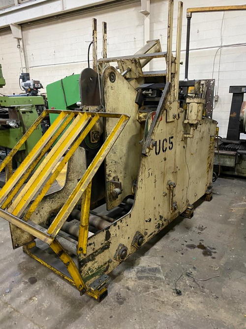 8,000 Lb x 20 W x .175 ROWE Coil Cradle Straightener, 5-Rolls