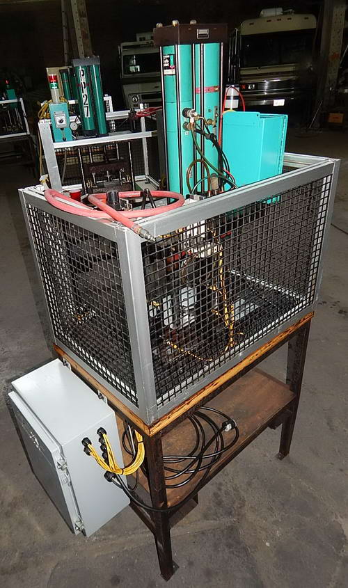 4 Ton TOX PRESSOTECHNIK Pneumatic Press, 7.87 Str, 15 Dylt, 20 x 14 Bed