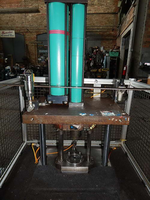 4 Ton TOX PRESSOTECHNIK Pneumatic Press, 7.87 Str, 15 Dylt, 20 x 14 Bed