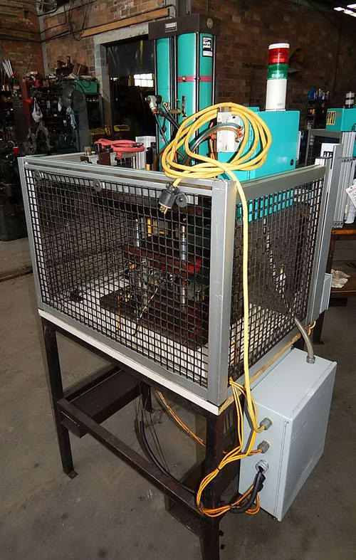 4 Ton TOX PRESSOTECHNIK Pneumatic Press, 7.87 Str, 15 Dylt, 20 x 14 Bed