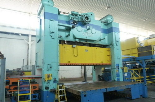 400 Ton VERSON Straight Side Press, 12 Str, 72 SH, 186 x 102 Bed, 24 SPM