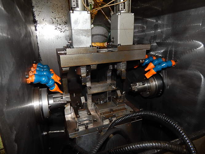 YAMADA DE Boring Machine, 5 to 29 (with Tooling) Part Length, 2 HP Spindle