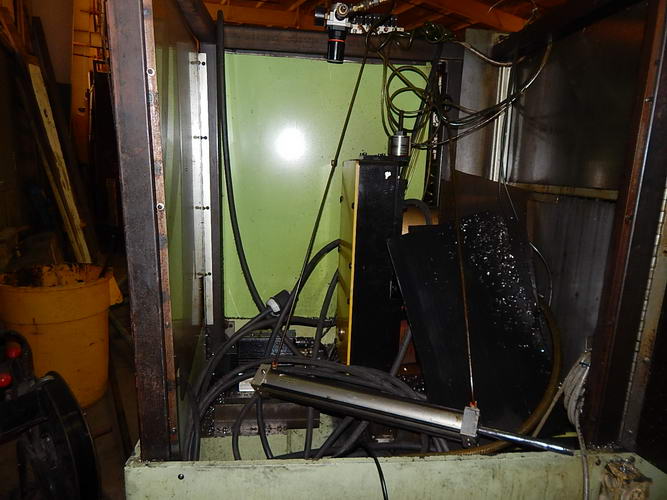 YAMADA Dbl End Opposed Spdl Boring & Facing Machine, PLC Control