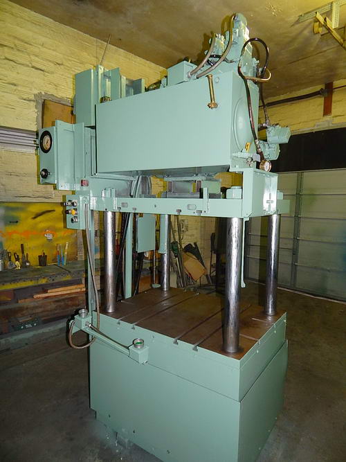35 Ton KEYSTONE Hydraulic Trim Press, 14 Str, 30 Dylt, 47 x 35 Ram/Platen