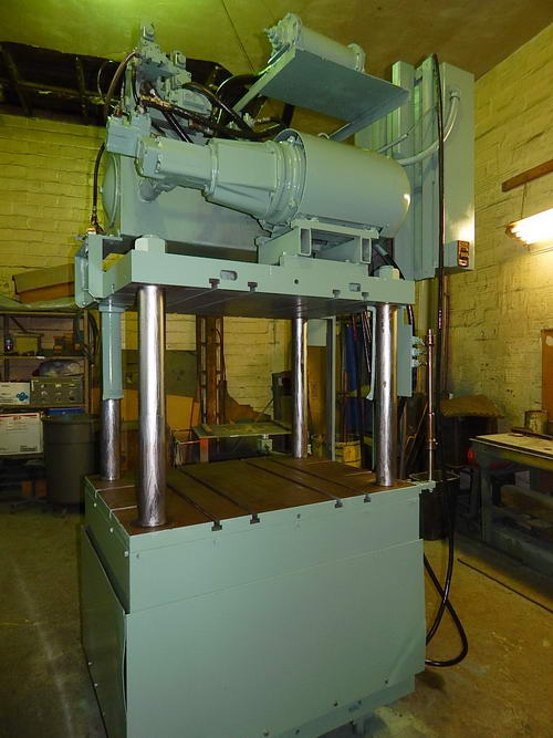 35 Ton KEYSTONE Hydraulic Trim Press, 14 Str, 30 Dylt, 47 x 35 Ram/Platen