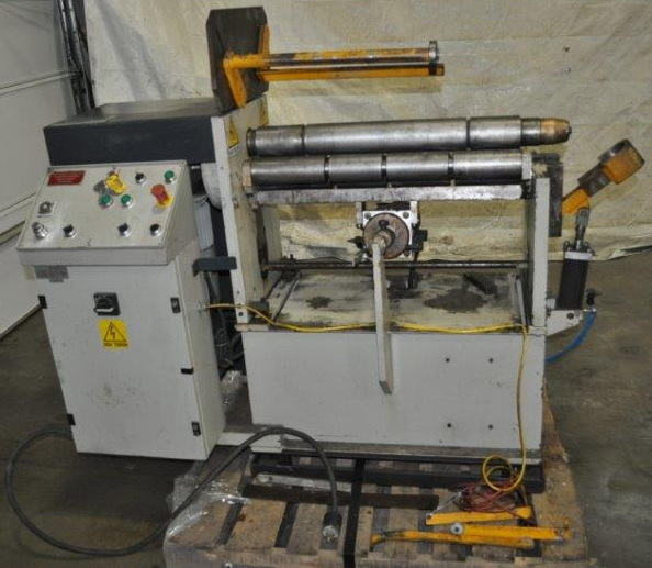 30 x 15 Ga IMCAR 4-Roll Plate Roller, 30 FPM, Air Drop End, 1.5kW