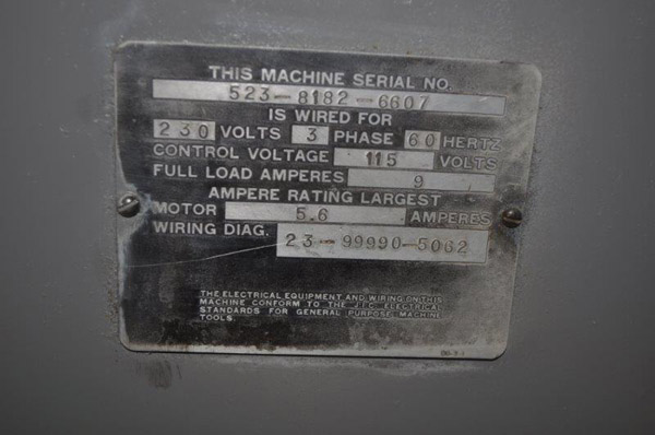 8 x 18 BROWN & SHARPE 818 Micromaster Hyd Surface Grinder, Mag Chuck