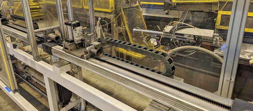 1.125 BURR OAK STC0-M5-1119 RH Tube Straightener, Cut and End Form Machine