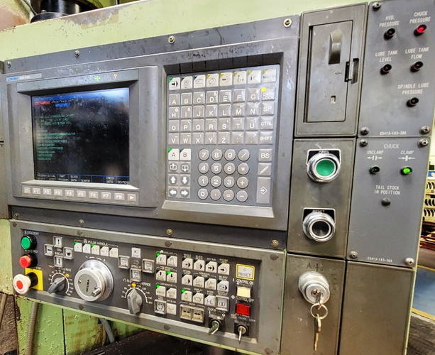 OKUMA LU-35 4-Axis CNC Turning Center, OSP-7000 Control, 12/10-Pos Dual Turret