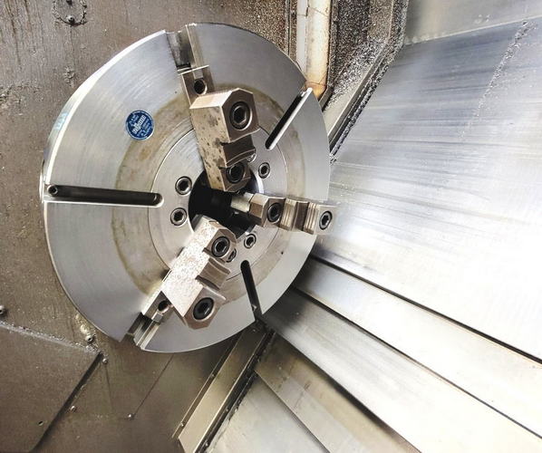 OKUMA LU-35 4-Axis CNC Turning Center, OSP-7000 Control, 12/10-Pos Dual Turret