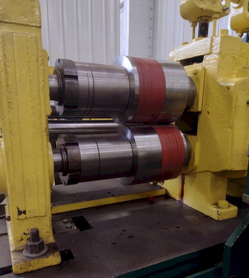 12 x 4 x 5,000 Lb TORRINGTON Pull-Through Slitting Line, Right-to-Left