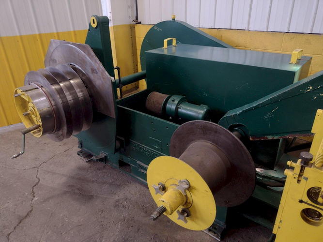 12 x 4 x 5,000 Lb TORRINGTON Pull-Through Slitting Line, Right-to-Left