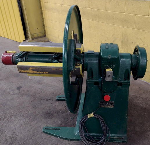 2,500 Lb LITTELL Uncoiler, 15 ID, 18 Width, Electric Brake