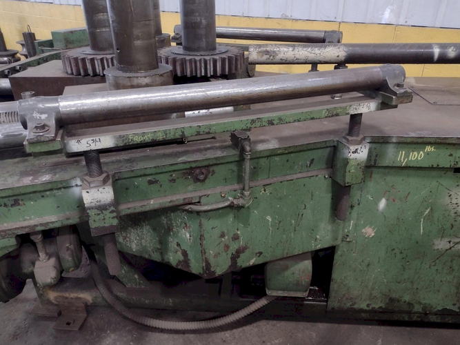 WALLACE 4-Roll Pipe Bender, 8 Rd Pipe, 15 Max Roll Dia, (2) Pinch Rolls, 20 HP