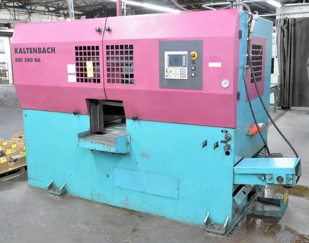 15-3/4 x 11 KALTENBACH Horizontal Band Saw, PP41 Controller, 17 x 20' Infeed