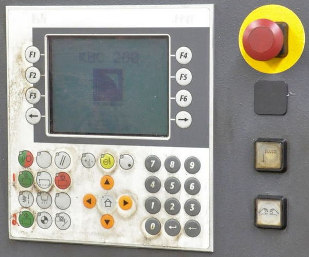 15-3/4 x 11 KALTENBACH Horizontal Band Saw, PP41 Controller, 17 x 20' Infeed