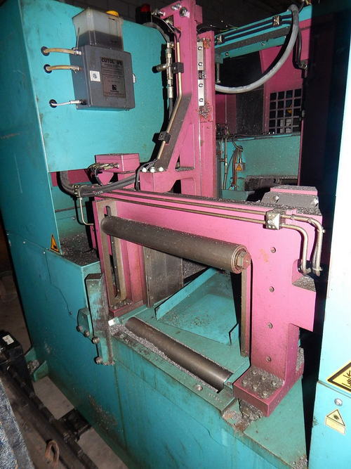 15-3/4 x 11 KALTENBACH Horizontal Band Saw, PP41 Controller, 17 x 20' Infeed