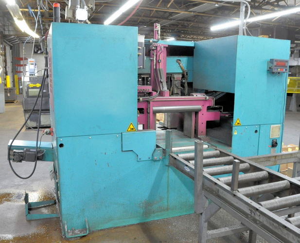 15-3/4 x 11 KALTENBACH Horizontal Band Saw, PP41 Controller, 17 x 20' Infeed