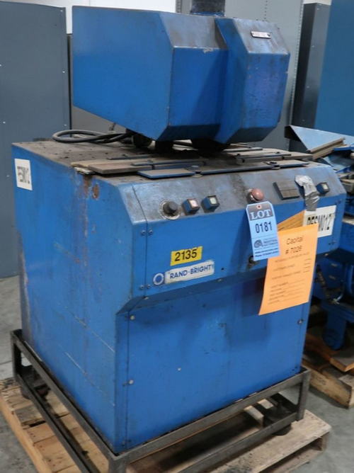 RAND-BRIGHT LD-50XL Centerless Polishing Machine, 1/4 to 4 Dia Parts