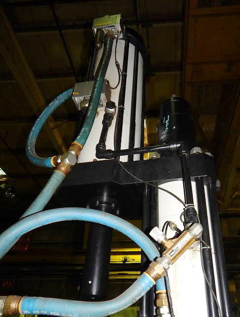 90 Ton FARGER & JOOSTEN MULTIPOWER Press, 7.9 Str, 26 DLO, 24 x 17 Bed/Ram