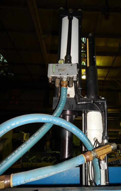 34 Ton FARGER & JOOSTEN MULTIPOWER Press, 7.9 Str, 13 DLO, 14 x 14 Bed/Ram