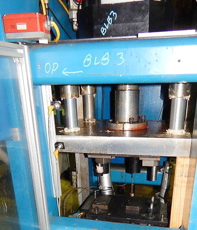 120 Ton FARGER & JOOSTEN MULTIPOWER Press, 7.9 Str, 26 DLO, 24 x 17 Bed/Ram