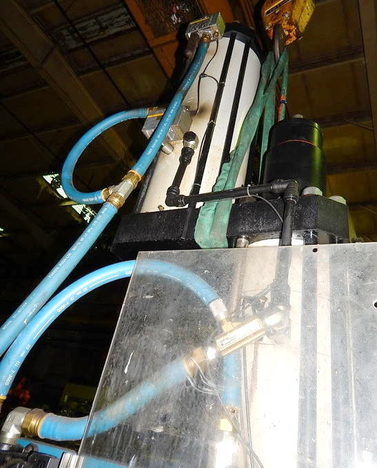 120 Ton FARGER & JOOSTEN MULTIPOWER Press, 7.9 Str, 26 DLO, 24 x 17 Bed/Ram