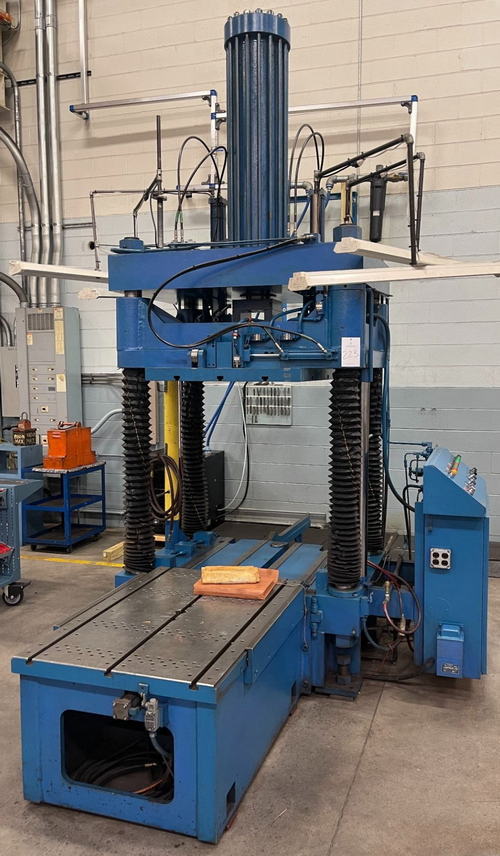 100 Ton CUSTOM Die Spotting Press, 3000 PSI, 34 x 50 Platens, 42-1/2 Dylt