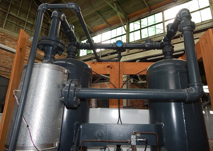 300 SCFM @ 100 PSIG SPX-DELTECH RP300 Externally Heated Desiccant Air Dryer