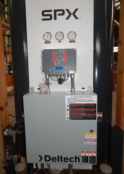 300 SCFM @ 100 PSIG SPX-DELTECH RP300 Externally Heated Desiccant Air Dryer