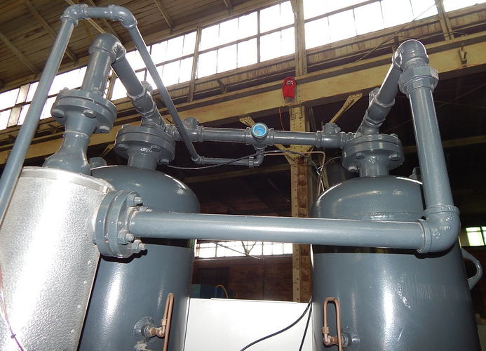 400 SCFM @ 100 PSIG SPX-DELTECH RP400 Externally Heated Desiccant Air Dryer