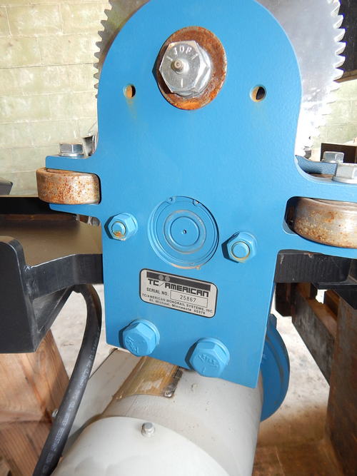 (2) 2 Ton DEMAG Transfer/Captive Chain Hoist System, 2-Step Vari, Remote, 2016