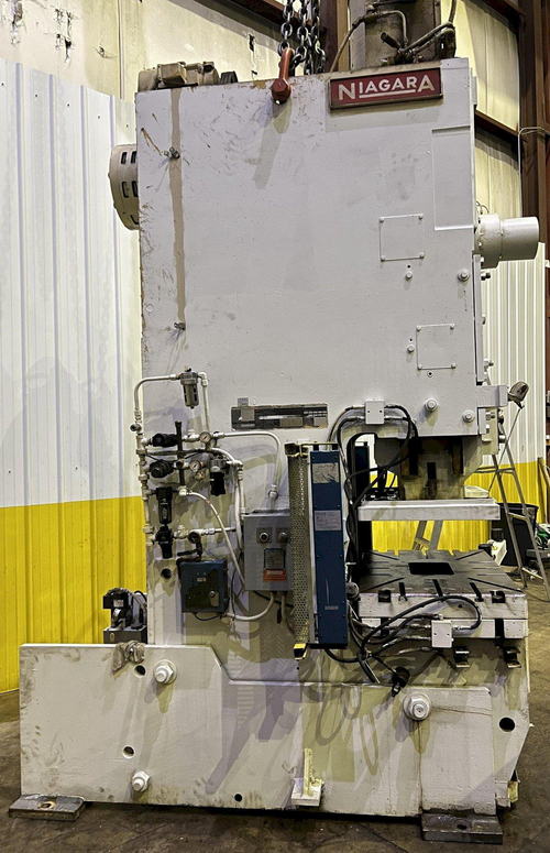 110 Ton NIAGARA Gap Frame Press, 5 Str, 19.25 SH, 5 Adj, 42 x 27 Bed, 10 HP