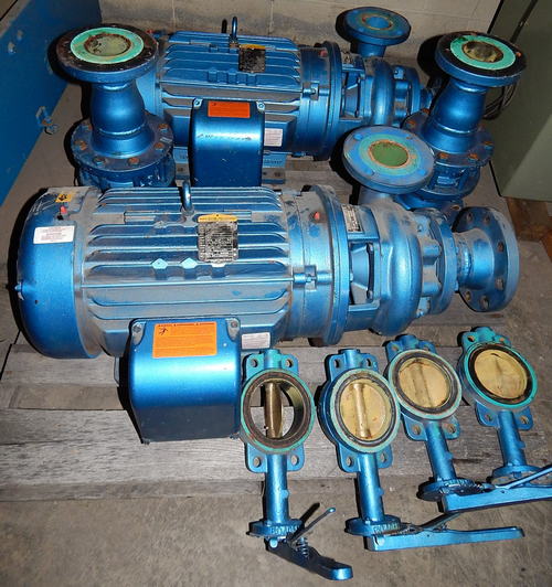 30 HP GOULDS/XYLEM Water Pump, 4 Suction, 3 Discharge, 6-5/8 Imp, (2) Avail