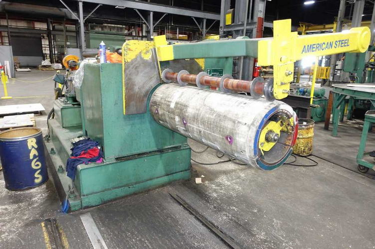 54 x 7.5 x 30,000 Lb LOOPCO Slitting Line