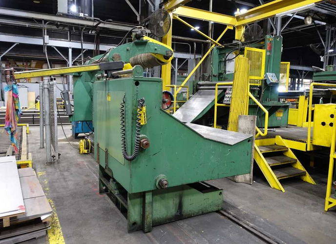 54 x 7.5 x 30,000 Lb LOOPCO Slitting Line