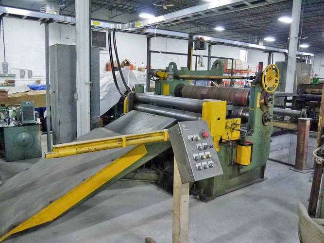 60 x 7 x 40,000 Lb LOOPCO Slitting Line