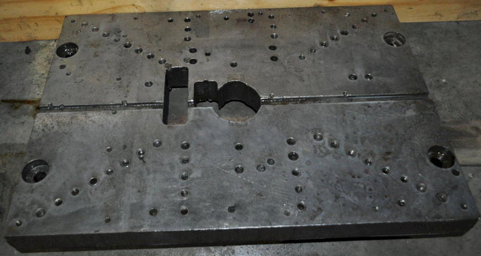 Bolster Plate, 36 LR x 25 FB x 3