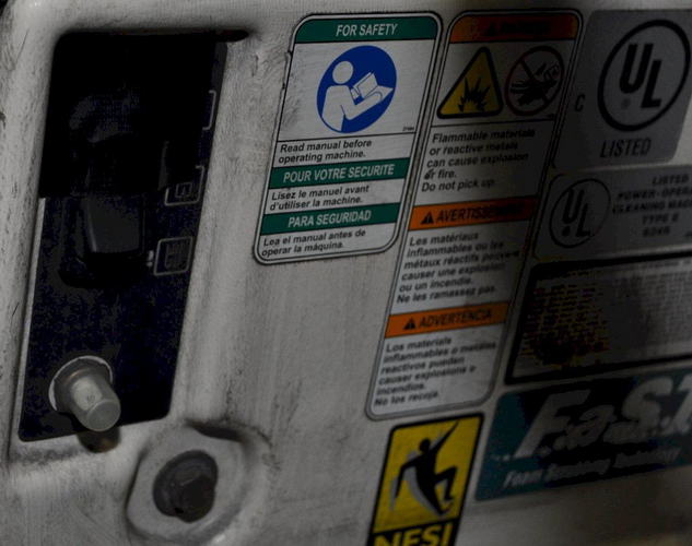 TENNANT 8300 Sweeper Scrubber, 50 Sweeping Path, 36 Volt, Charger, 1,072 Hours