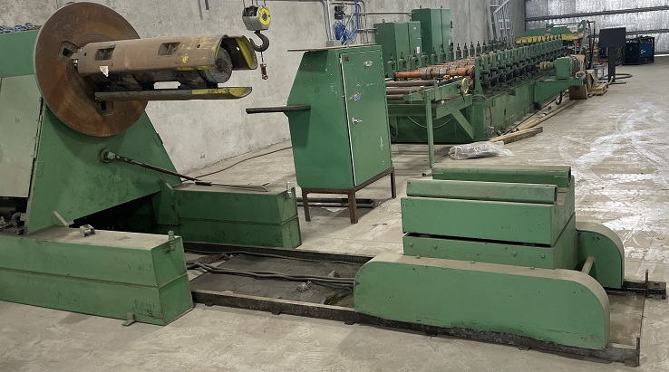 16-Stand ASC R-Panel Line, 3 Spdl, 46 RS, Shear, Servo Accelerator, Uncoiler