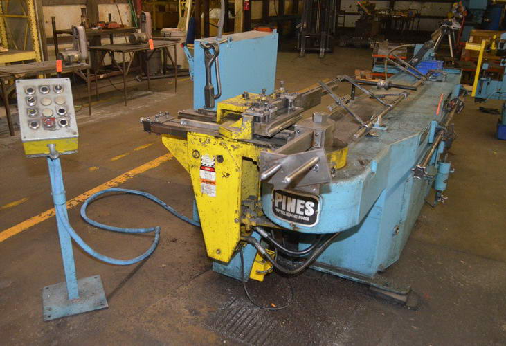 2-1/2 PINES 1-1/4 Hyd Bender, CCW, 8-Pos Turret Stop, Mandrel Extractor, 10 HP
