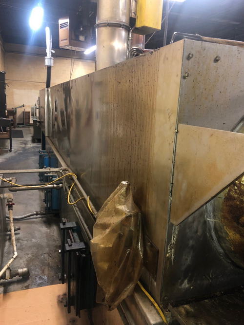 30 Rotary, JENSEN 4-Stage SS Washer, Gas Heat Wash/Rinse, Rust Prev, Heated B/O