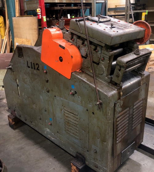 2,000 Lb x 12 W x .125 LITTELL Cradle Straightener, 7-Roll, 48 OD