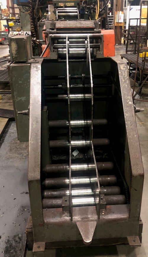 2,000 Lb x 12 W x .125 LITTELL Cradle Straightener, 7-Roll, 48 OD