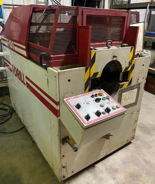 4 T-DRILL F-100 Flanging Machine, 3,400 Load Max, 169 Lift Height, 7.5/3 HP