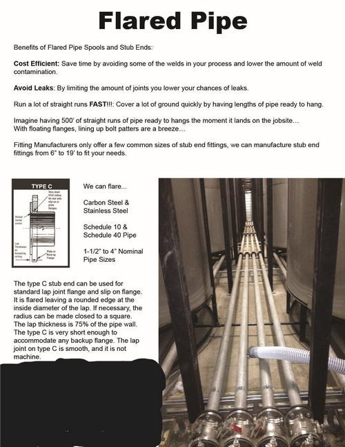 4 T-DRILL F-100 Flanging Machine, 3,400 Load Max, 169 Lift Height, 7.5/3 HP