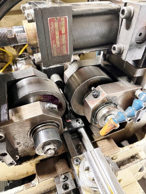 1-1/2 KINEFAC MC-4 Thread Roller, 3/4 x Unl Thrufeed, 2-5/8 Die Width