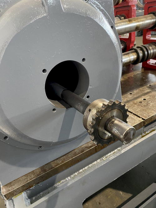 22/24-Stand TISHKEN Roll Former, 3-1/2 Spdl, 21 RS, 14 Horiz, 75 HP